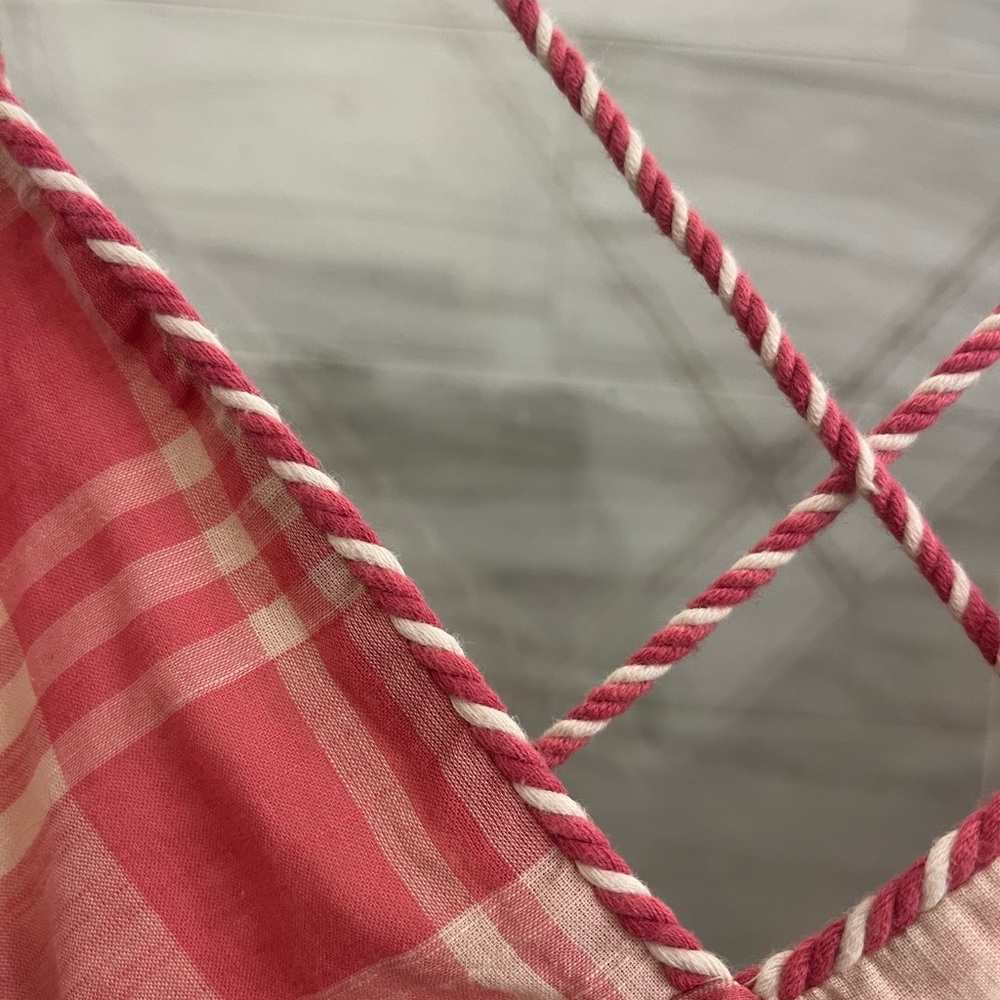 Ralph Lauren Pink Checkered Maxi Dress NWT - Picture 10 of 11